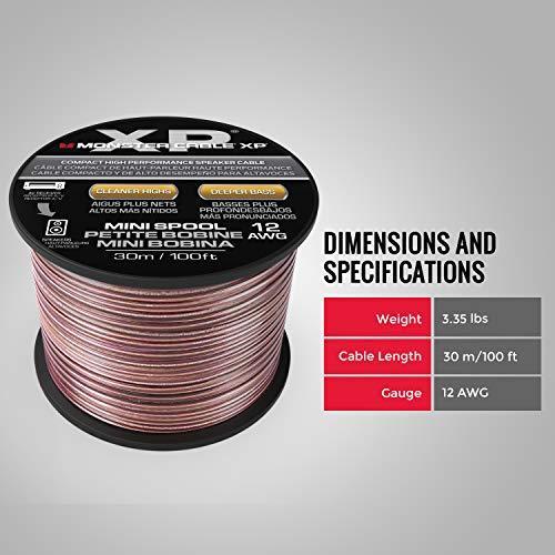 MONSTER スピーカーケーブル 12ゲージ 1巻 30.48m （100ft）ME-S12-30M