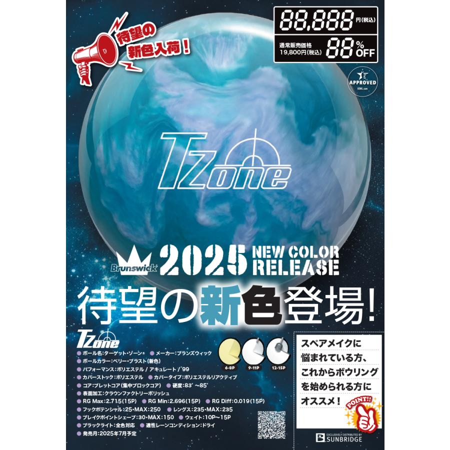 Brunswick/ボウリング Target Zone ターゲットゾーン : ボウリング