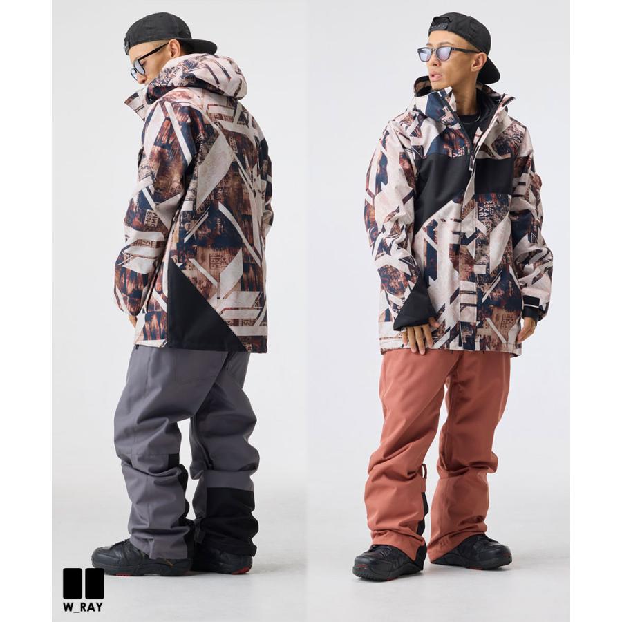 リアリズム スノーボード ウェア メンズ レディース 上下 セット