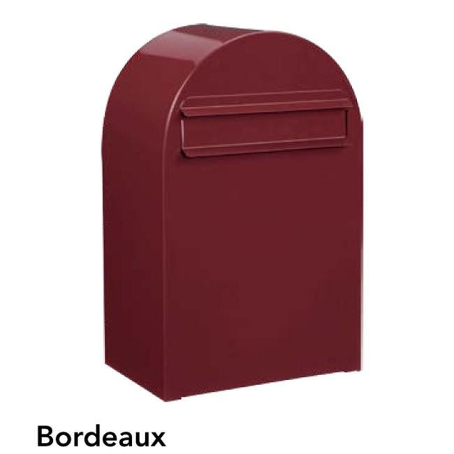 ポスト 郵便受け 郵便ポスト デザインポスト ボンボビ ボルドー 前入れ