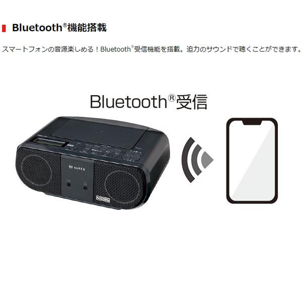 TOSHIBA（東芝） AUREX ネオジウムスピーカー搭載CDラジオ TY-ANC1-K