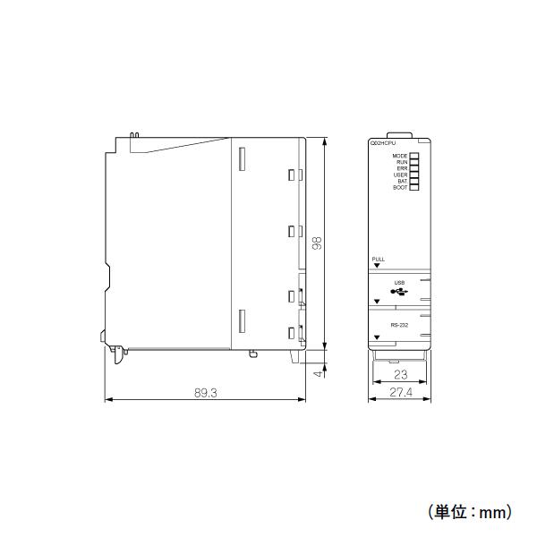 三菱電機（MITSUBISHI ELECTRIC） Q00UCPU ユニバーサルモデルQCPU Q