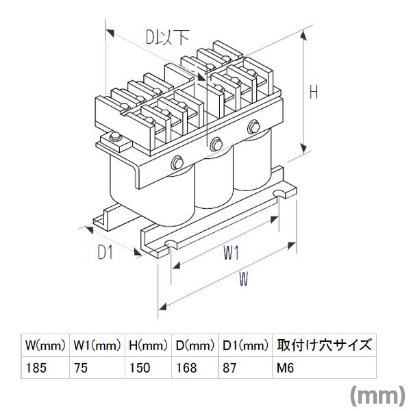 三菱電機（MITSUBISHI ELECTRIC） FR-HAL-30K ACリアクトル (200V) NN
