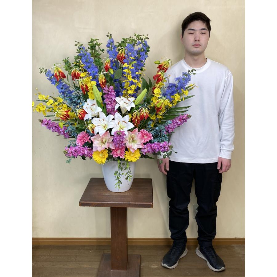 演壇花 光触媒 アートフラワー 造花 フラワーアレンジ 800 壇上花 講演