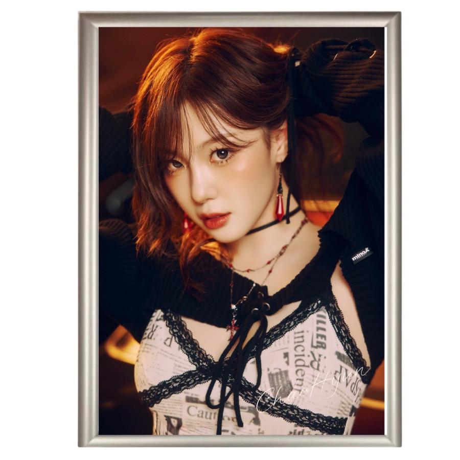 チェヒョン Kep1er ケプラー フォトプレート 額入り 写真 A4サイズ 韓