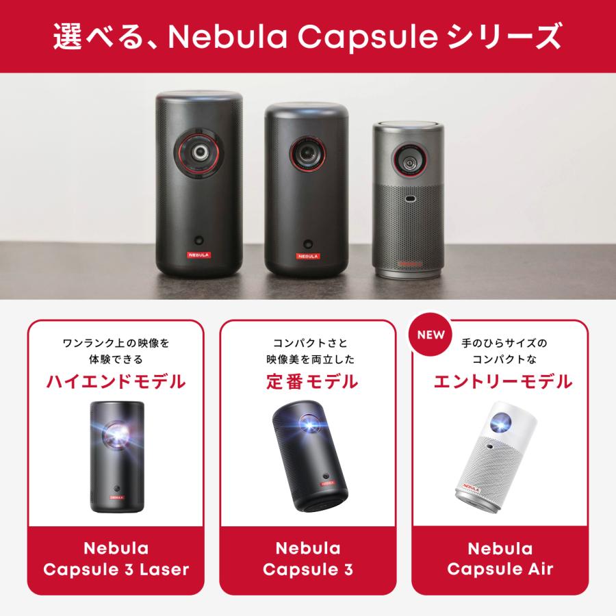 Nebula（Anker） Anker Nebula Capsule Air (世界最小 Google TV搭載