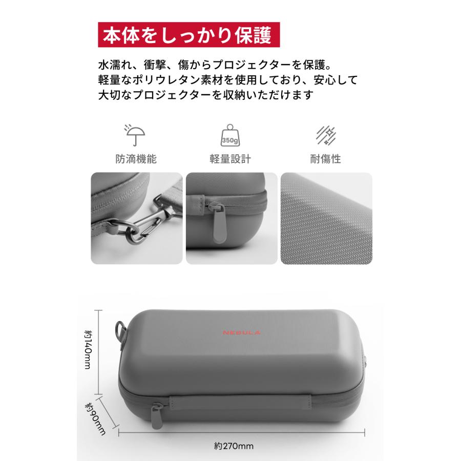 Nebula（Anker） Anker Nebula Capsule Air 公式トラベルケース 対応
