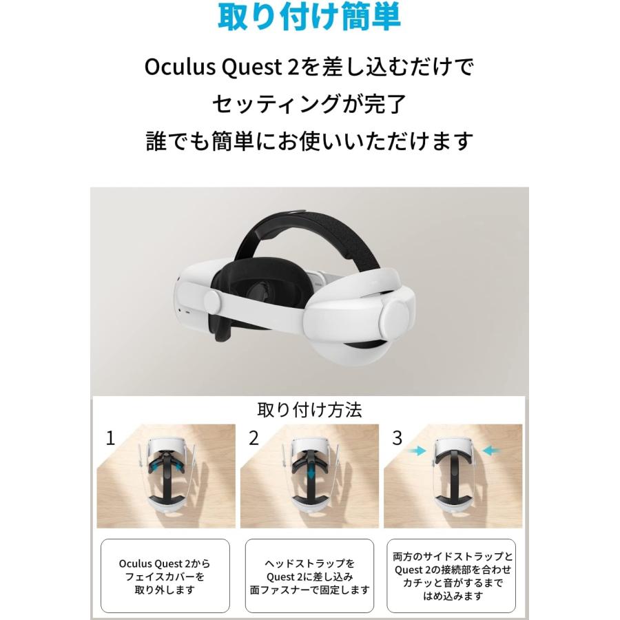 Anker（アンカー） Anker Head Strap for Oculus Quest 2【Meta Quest