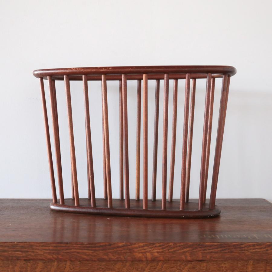 マガジンラック 木製 ブックスタンド 本立て ヴィンテージ