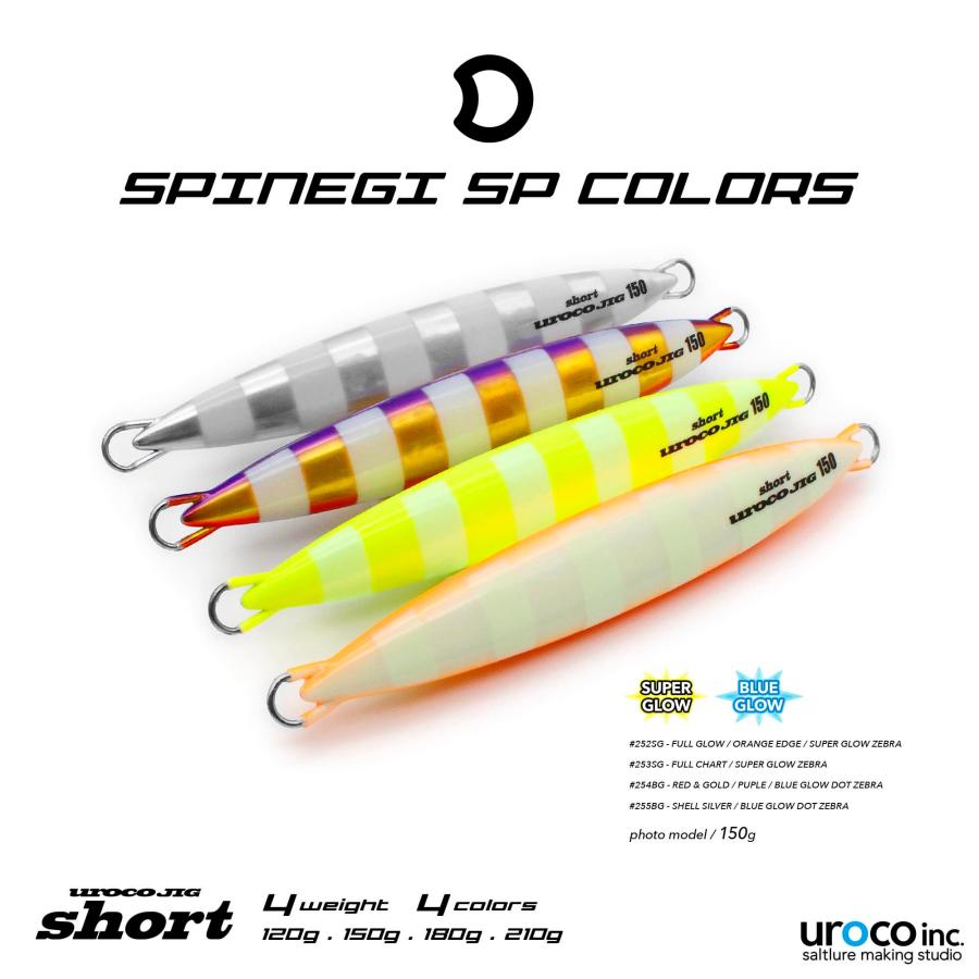 UROCO（ウロコ） ウロコジグショート スピネギ スペシャルカラー 150g