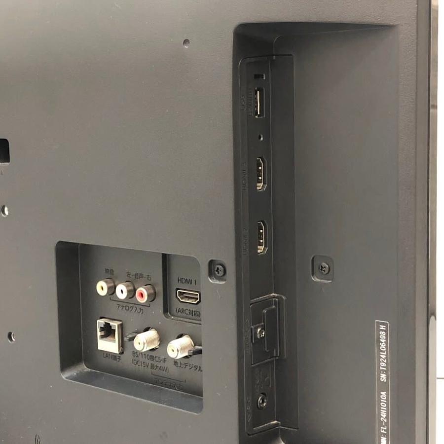 中古】 フナイ 液晶テレビ FL-24H1010 24インチ ブラック リモコン付き