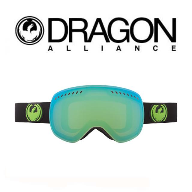 ドラゴン（DRAGON） ゴーグル GOGGLE APXS JET/GREEN ION+YELLOW BLUE