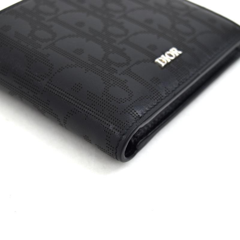 Dior HOMME ディオール 財布 メンズ 二つ折り ディオールオブリーク
