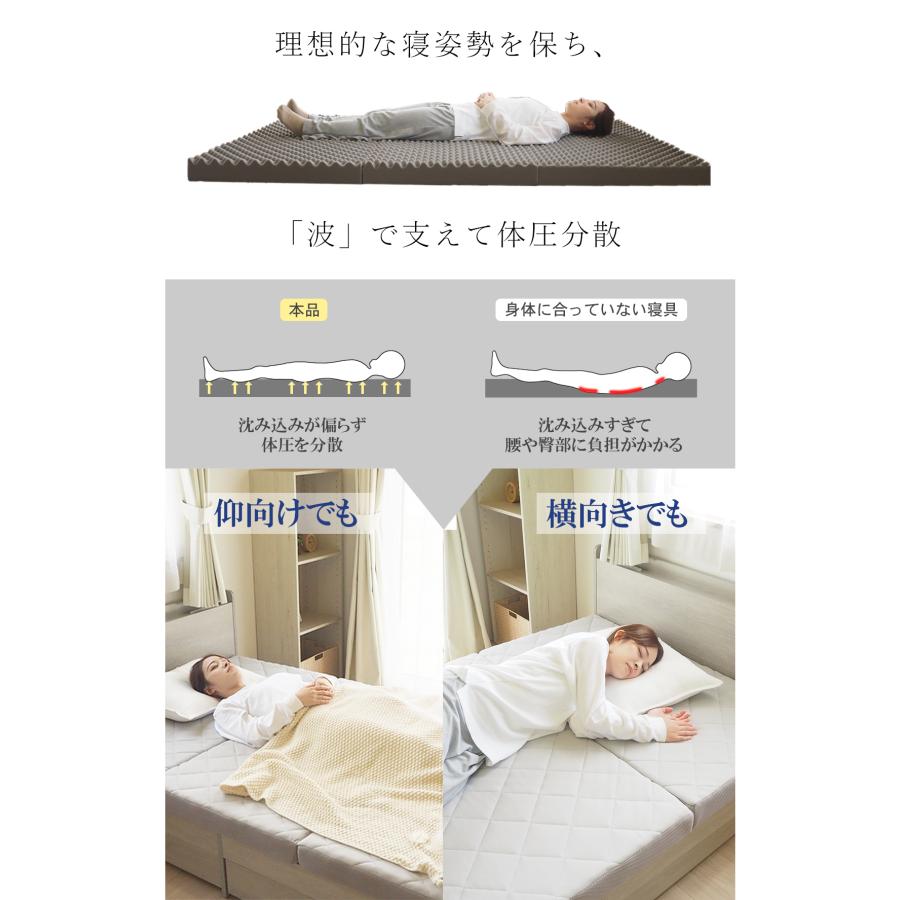 専用／折りたたみマットレス シングル 川の字寝 ファミリー Achilles