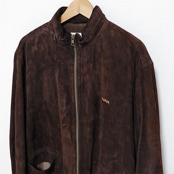 PAPAS（パパス） #wpc ジャケット スエード 羊革 ジップアップ