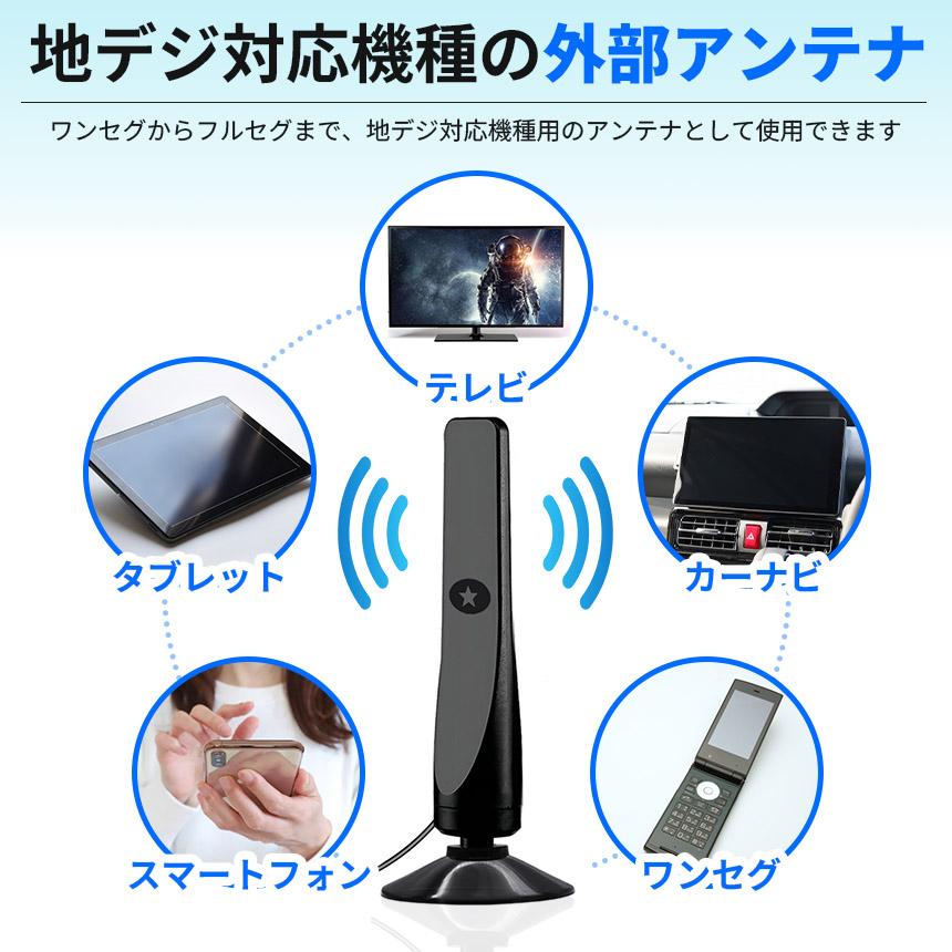 室内アンテナ アンテナ テレビ 4個セット テレビアンテナ ポータブル