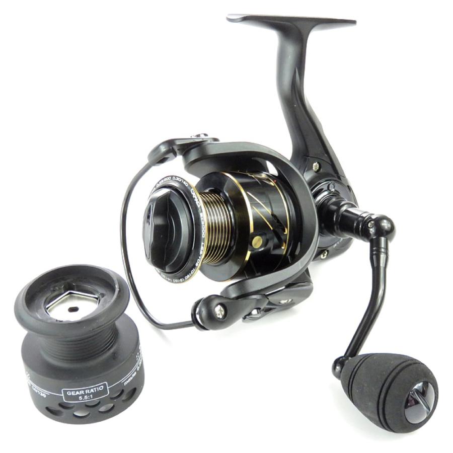 SW スピニングリール 2スプール付き ルアーセット オルルド釣具