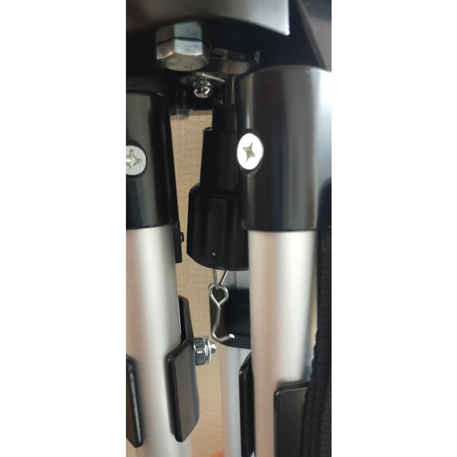 3％OFF 測量用三脚 ロックレバー式 5/8インチネジ アルミ製 墨出し器用