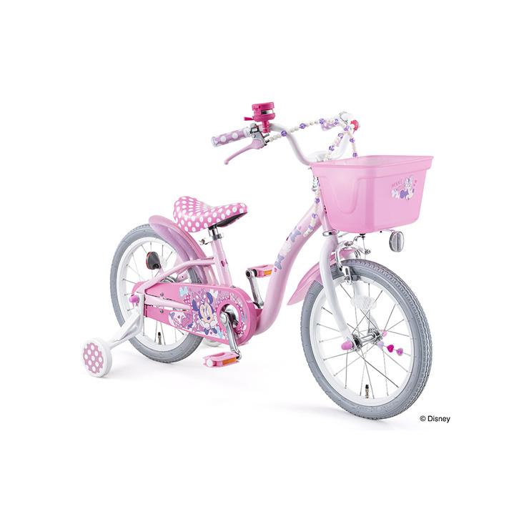 ides（アイデス） ミニーマウス ポルカドット S 16 ピンク 変速なし 16