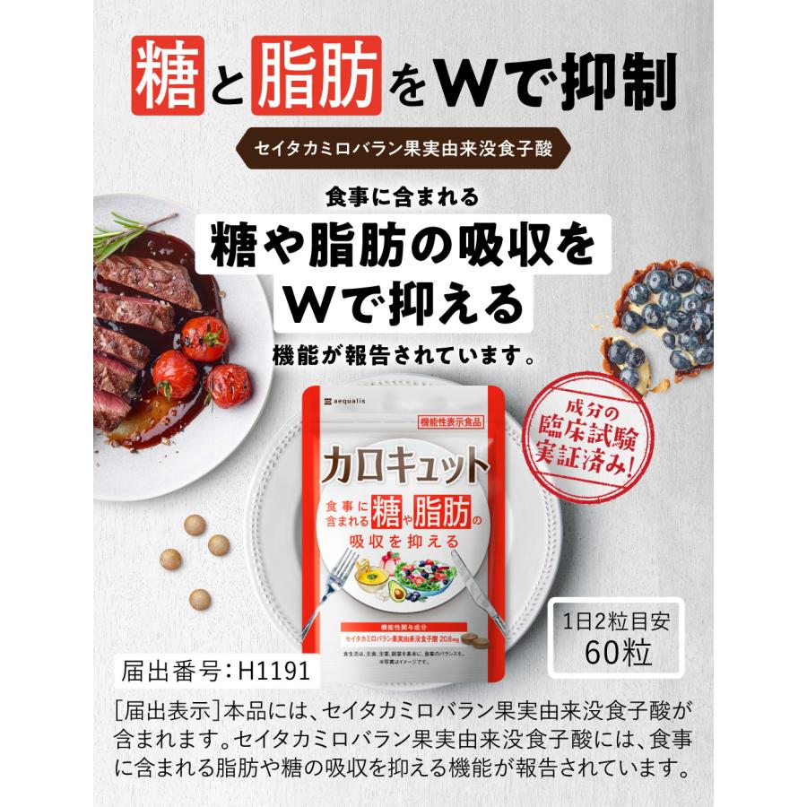 aequalis（イコリス） 脂肪や糖の吸収を抑える ダイエットサポート