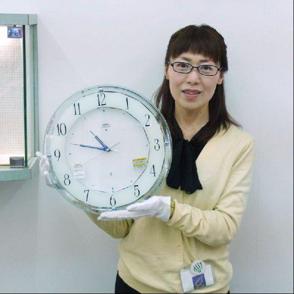 エンブレム 壁掛け時計 セイコー 電波 静音 電波時計 掛時計 クロック