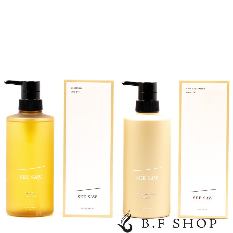 セット品】ルベル シーソー シャンプー スムース 500ml トリートメント