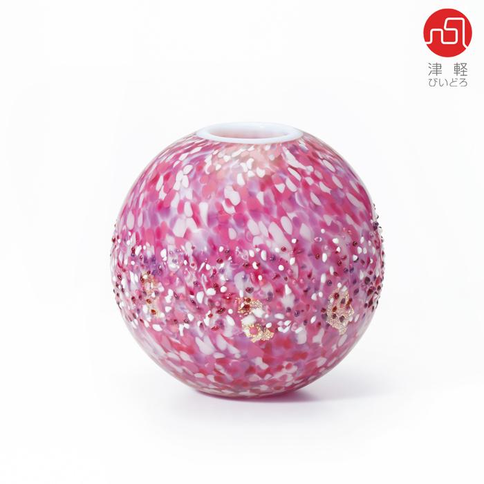 津軽びいどろ 花瓶 花びん フラワーベース 花器 おしゃれ ガラス