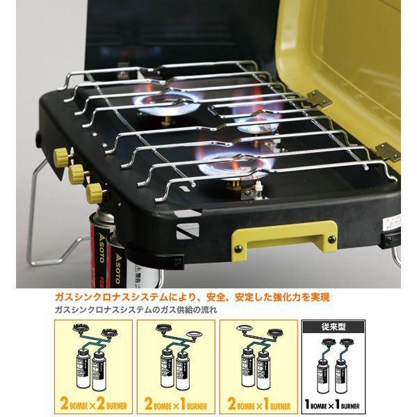 SOTO SOTO（新富士バーナー）3バーナー / ST-532【CB缶ガス式