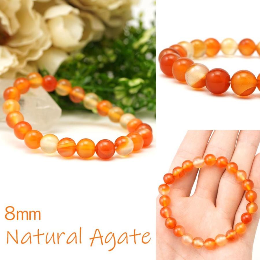 パワーストーン ブレスレット 6mm 8mm 手首まわり16cm 5種 10通りから