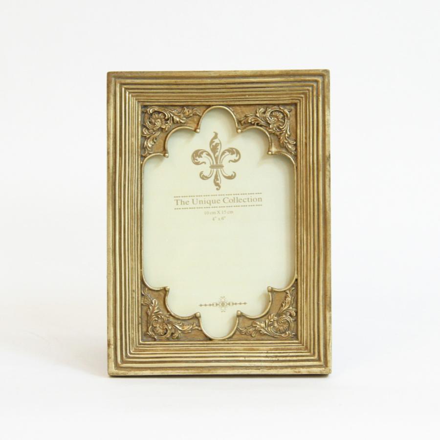 写真額 写真立て おしゃれ 金 ゴールド フォトフレーム クラシック