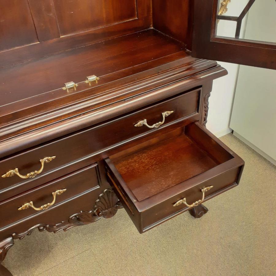 キャビネット ショーケース アンティーク風家具 ディスプレイ