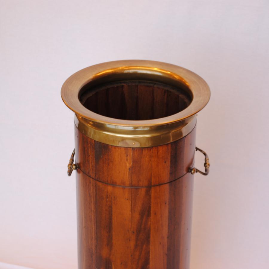 傘立て おしゃれ アンブレラスタンド アンティーク風家具 円筒形 樽型
