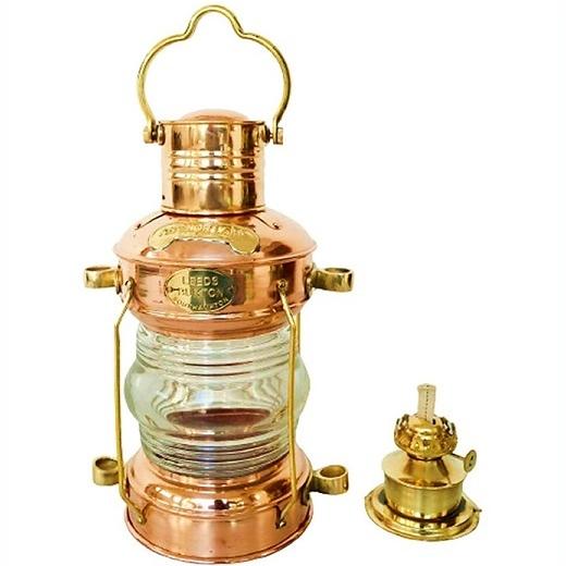 Brass ＆ Copper】 アンカーオイルランタン LEEDS BURTON 真鍮