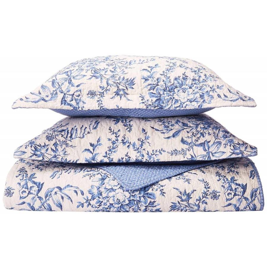 LAURA ASHLEY（ローラアシュレイ） ベッドカバー ピロカバー 3点セット