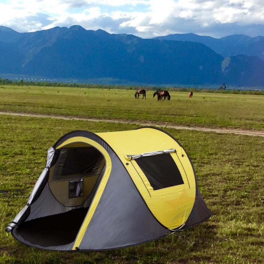 テント アウトドアテント 屋外自動テント キャンプテント 防風防水