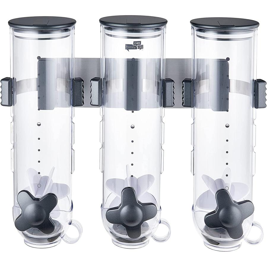 ゼブロ ドライフード ディスペンサー トリプル フードディスペンサー