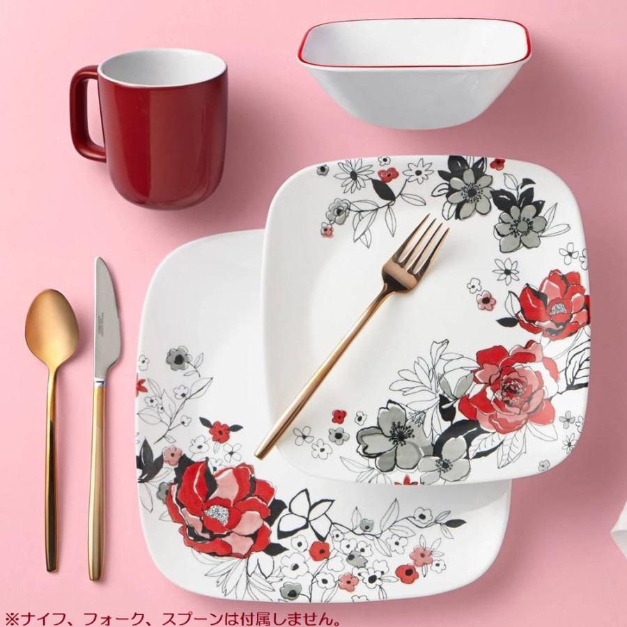 CORELLE（コレール） 食器16点セット 食器セット チェルシー ローズ
