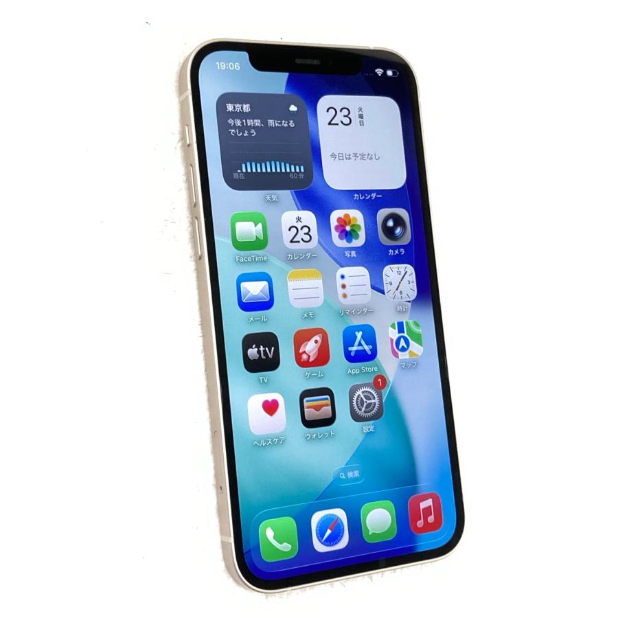 Apple 中古 Apple iPhone12 128GB ホワイト MGHV3J／A SIMフリー