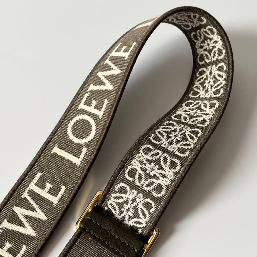 LOEWE（ロエベ） アナグラム ストラップ ジャガード キャンバス カーフ