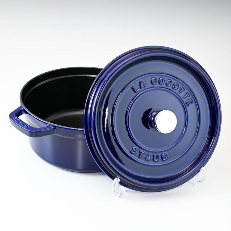 Staub（ストウブ） ピコ ココット ラウンド 24cm 鋳物 ホーロー 鍋