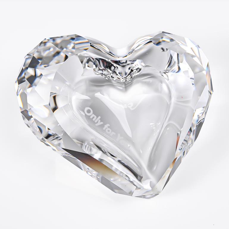 SWAROVSKI（スワロフスキー） クリスタルフィギュア ハート ONLY FOR