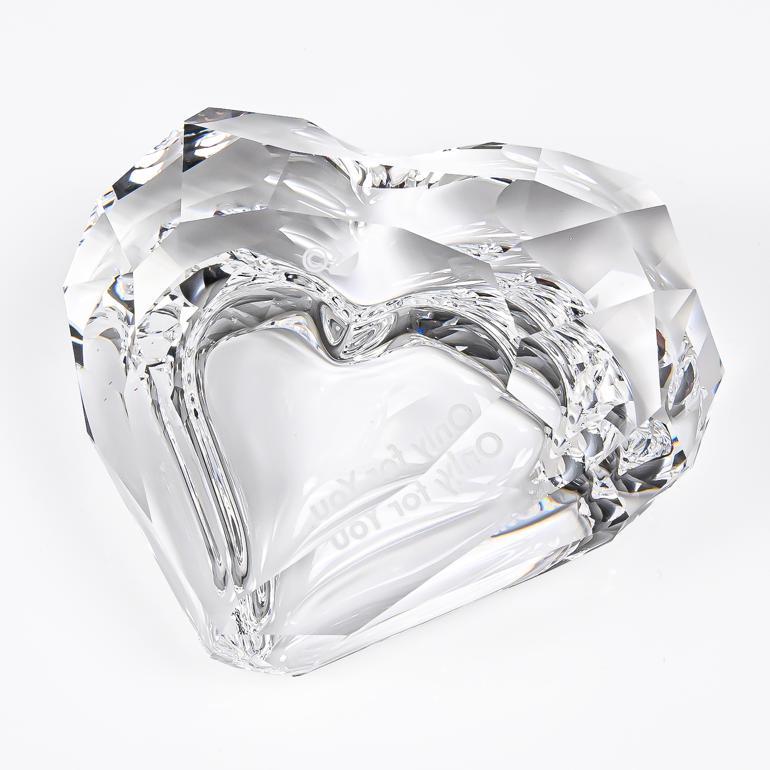SWAROVSKI（スワロフスキー） クリスタルフィギュア ハート ONLY FOR