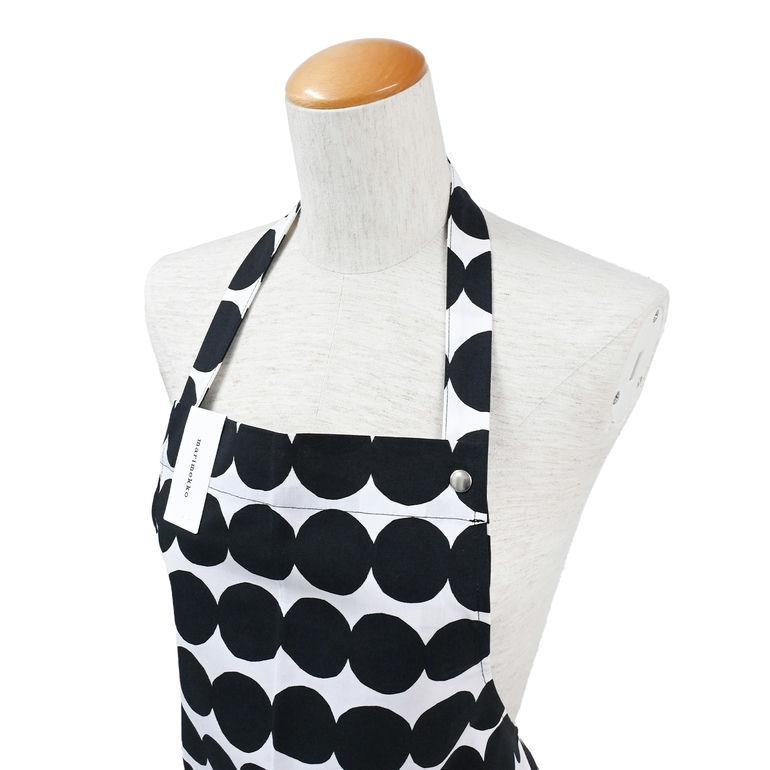 marimekko（マリメッコ） エプロン Rasymatto ラシィマット ブラック