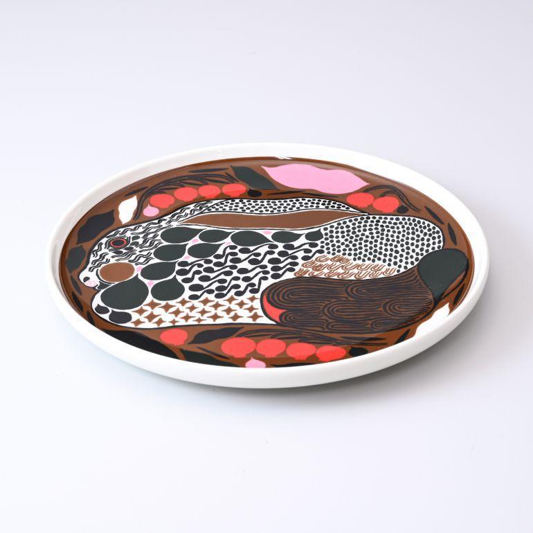 marimekko（マリメッコ） プレート 20cm Rusakko ルサッコ ブラウン