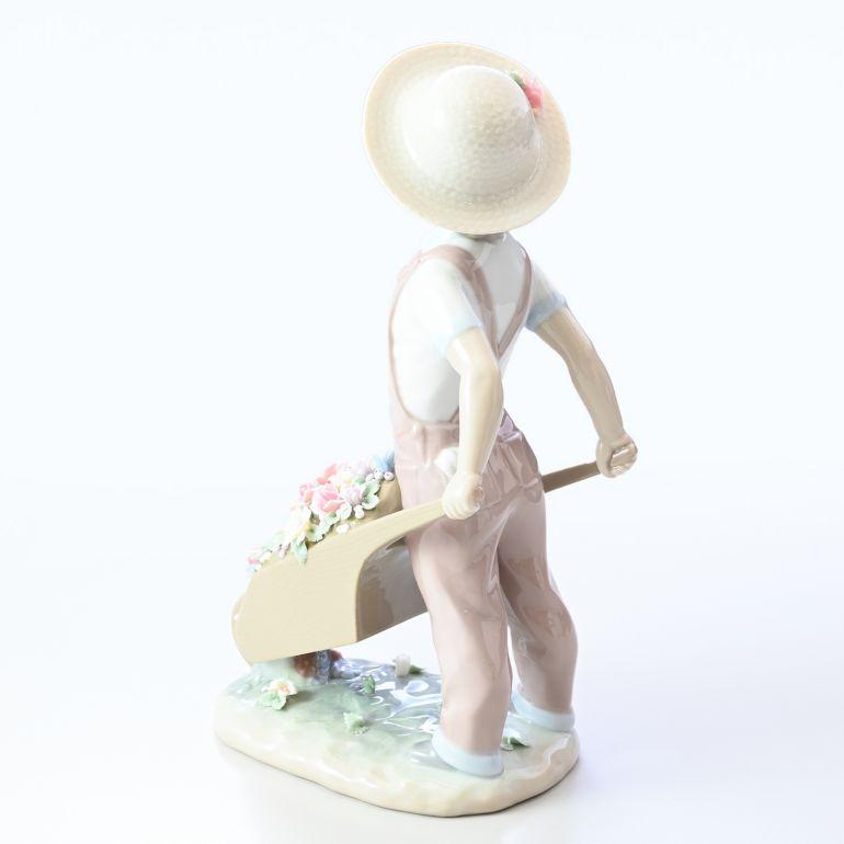 LLADRO（リヤドロ） 花車 フィギュア 人形 男の子 リアドロ フィギュ