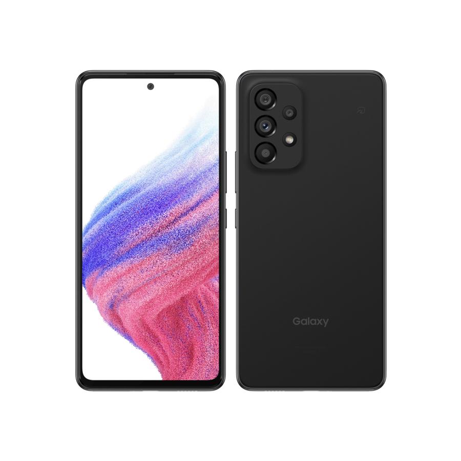 au Galaxy A53 5G SCG15C ブラック 黒 Black SIMロック解除済SIMフリー