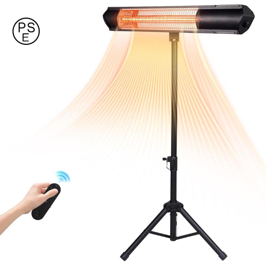 ハロゲンヒーター 防水ヒーター テラスヒーター 自立型電気ヒーター