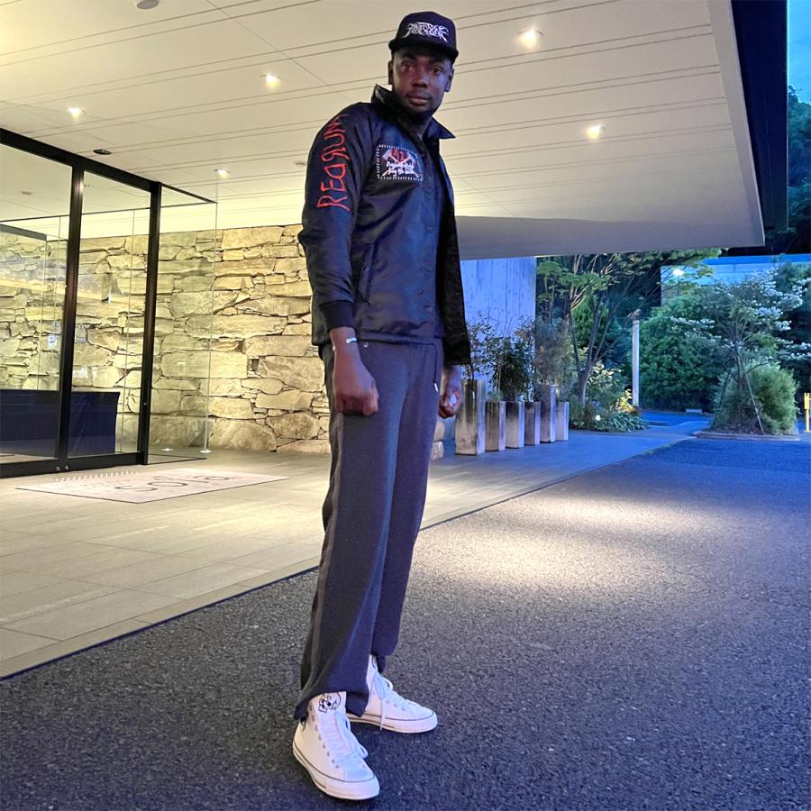 AFO】Beginning Of Hell サテン コーチ ジャケット（ボア裏地付