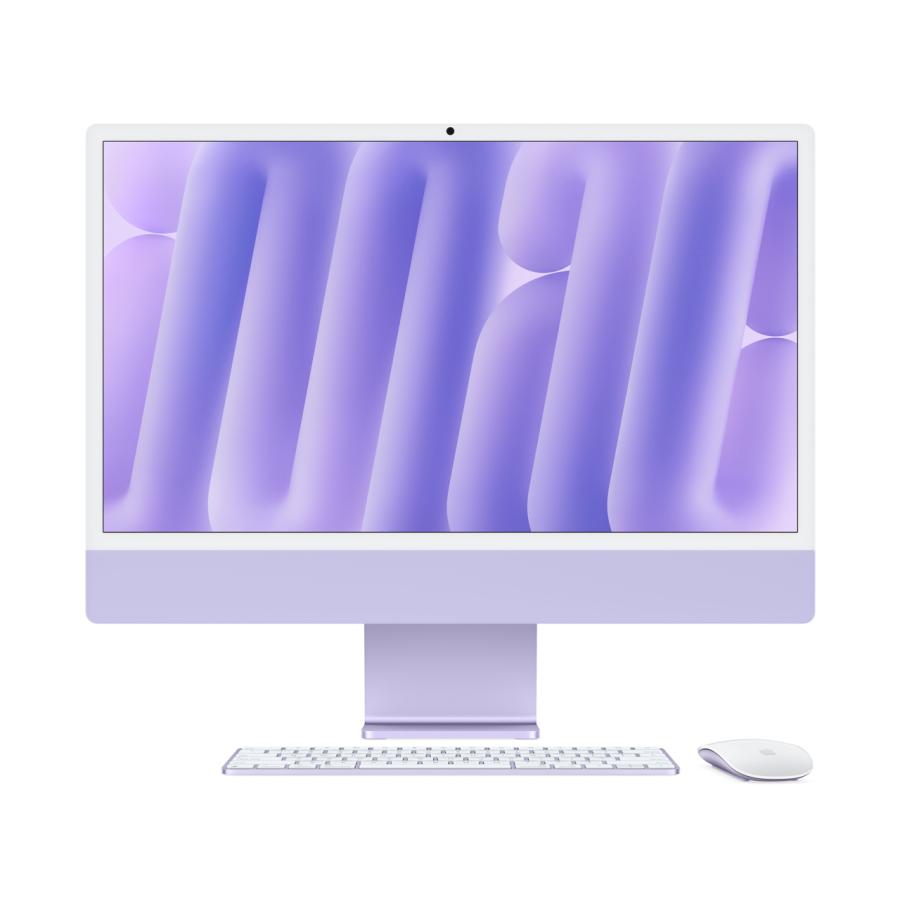 Apple iMac 24インチ M4チップ 10コア 256GB 16GBメモリ [パープル
