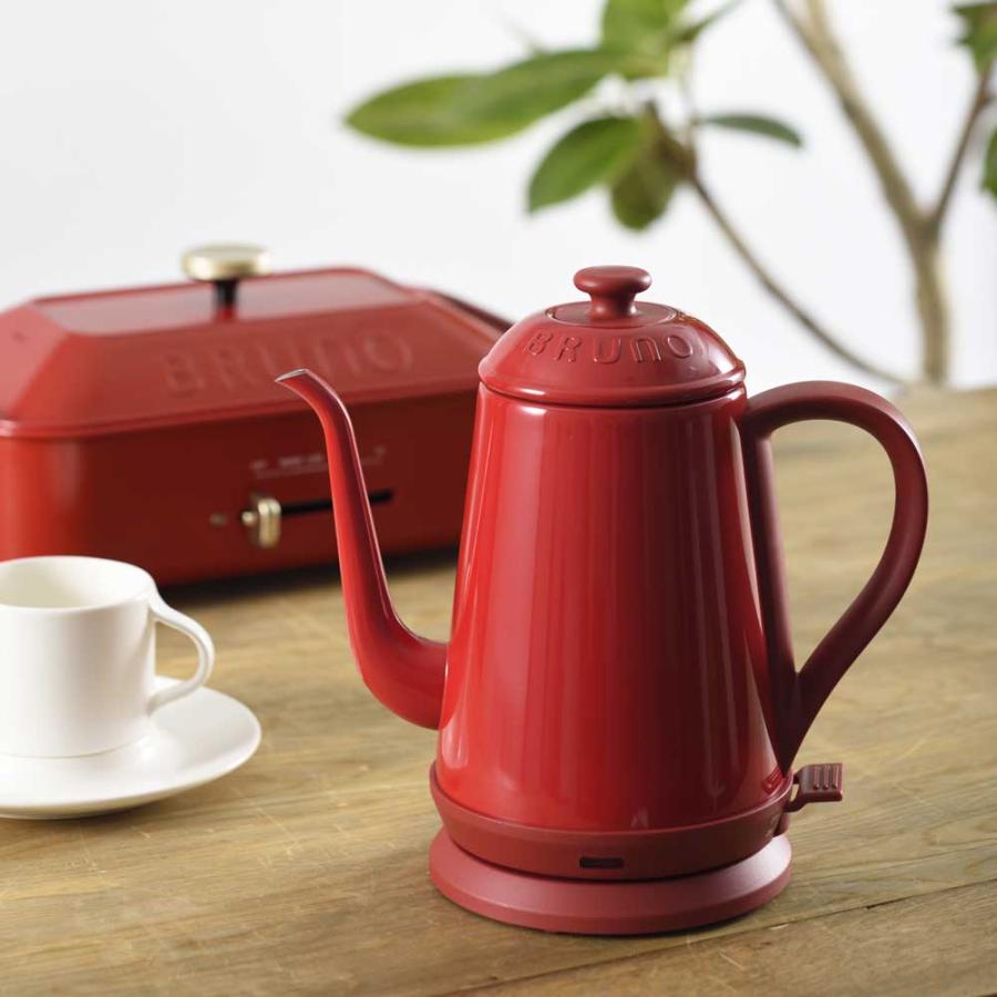 BRUNO（ブルーノ） ステンレス デイリー ケトル レッド BOE072